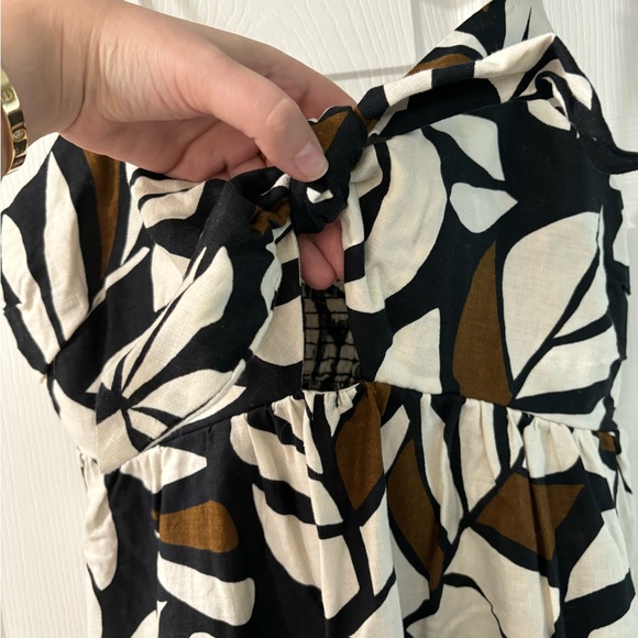 Tabitha Brown for Target Neutral Palm print maxi dress size L - Picture 11 of 13